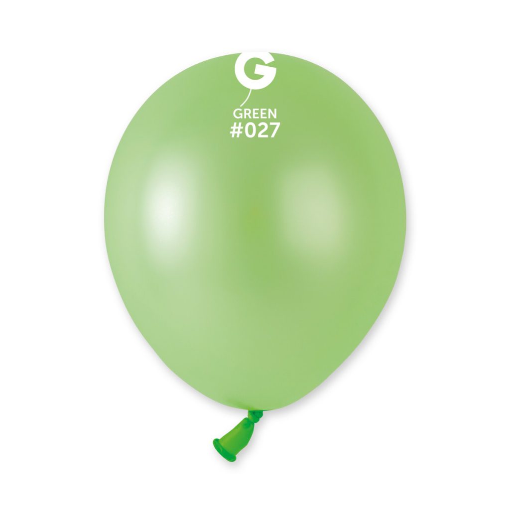 Gemar AF50 Neon Green #027 5" Latex Balloons 50pc/Bag