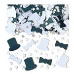 Nite on the Town Confetti, Black & White 14g