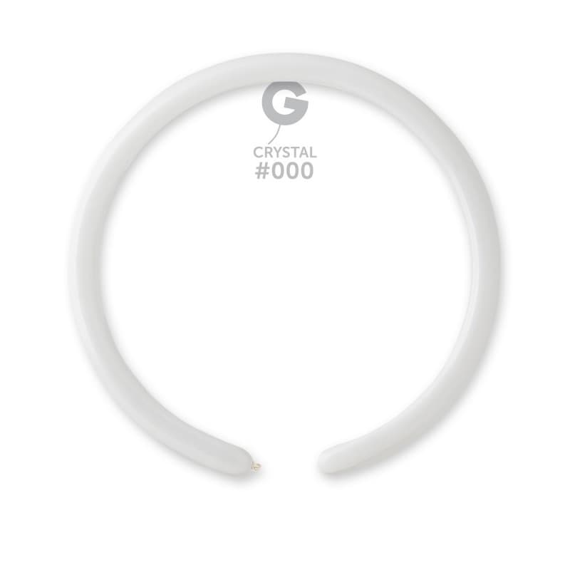 Gemar Modelling Balloons 1" Clear #000 100pc/Bag