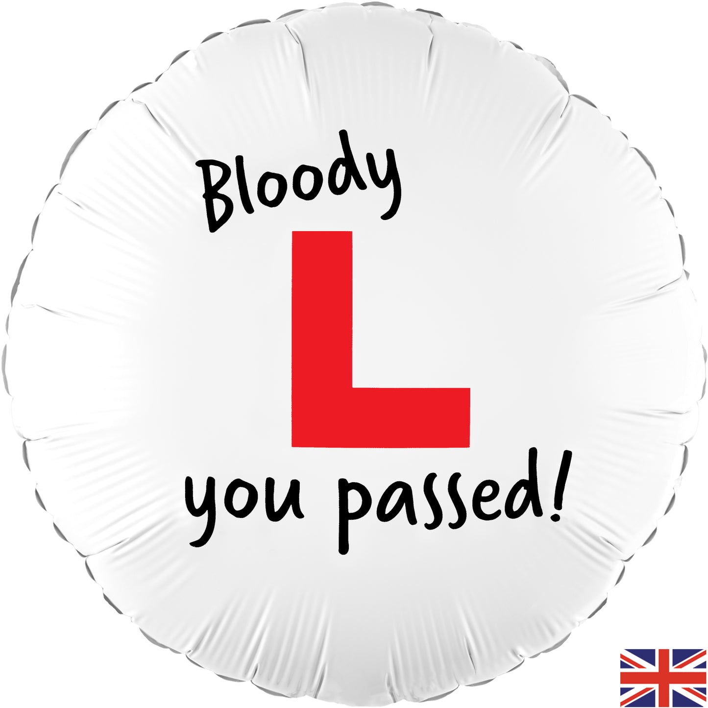 Oaktree 18inch Bloody L You Passed Foil Balloon