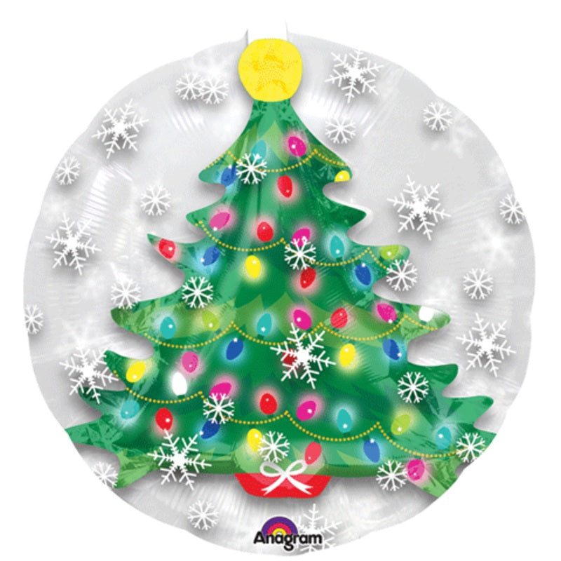 Anagram Insiders Christmas Tree Balloon In A Balloon 24" Foil Balloon