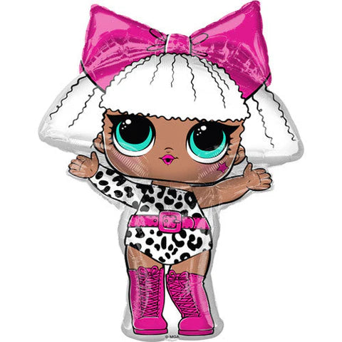 Anagram LOL Surprise Dancing Diva Supershape 34" Foil Balloon
