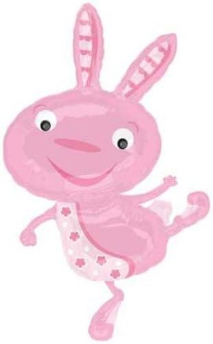 Anagram Pink Bunny 40" SuperShape Foil Balloon