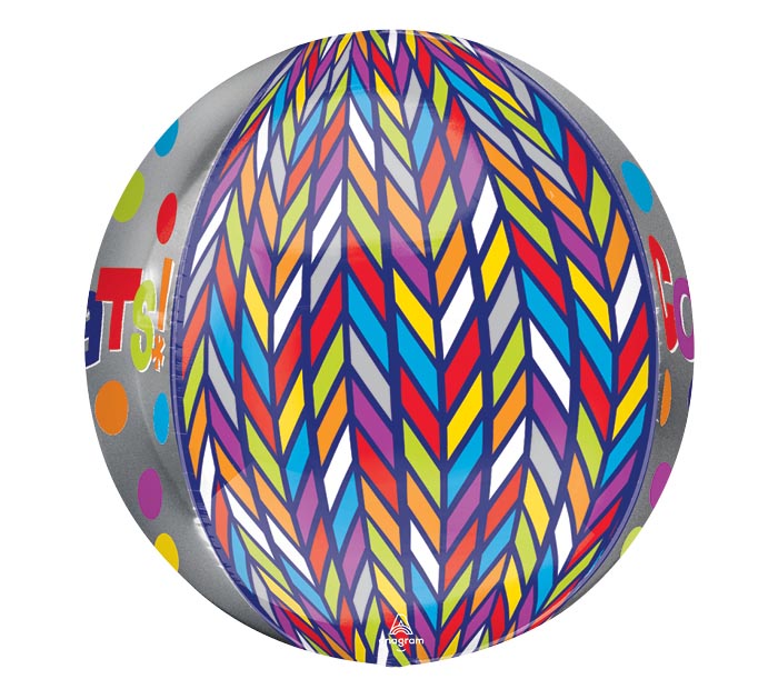 Dotty Geo Congrats 16" Orbz