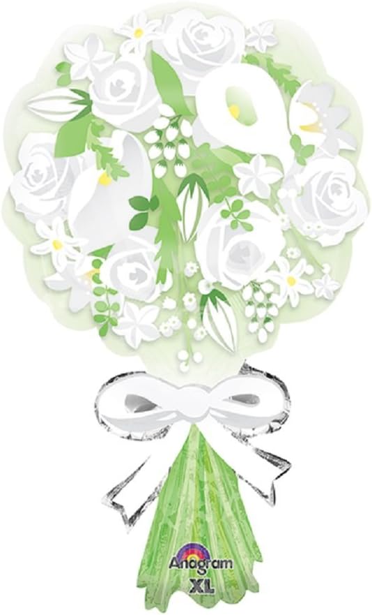 Anagram Bouquet for The Bride Supershape 30" Foil Balloon