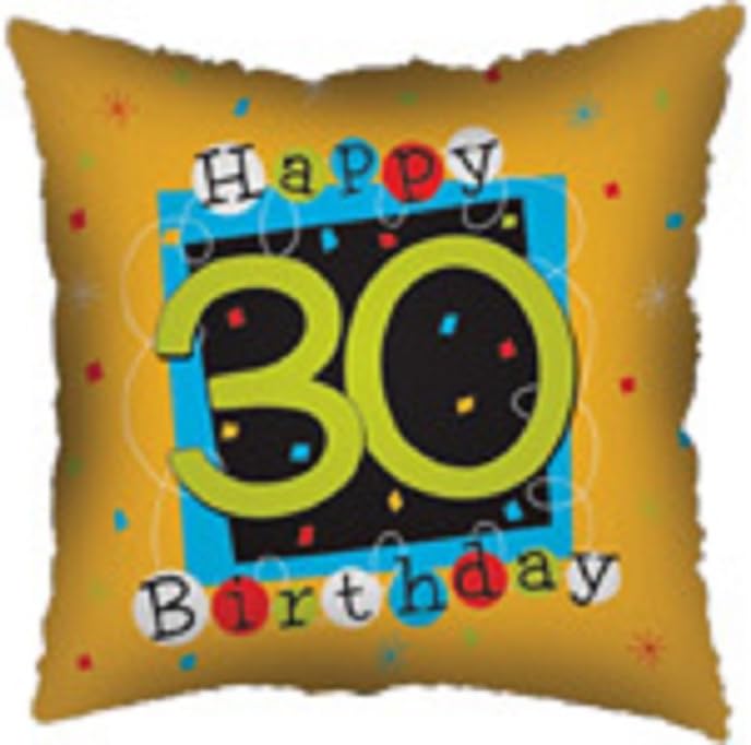 Creative Expressions Happy 30th Make A Wish Square Balloon