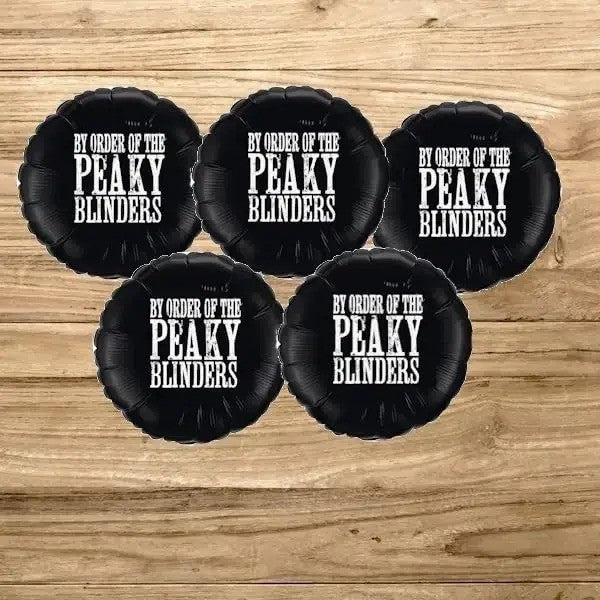 Peaky Blinders By Order Balloon 18" Round – Black or White