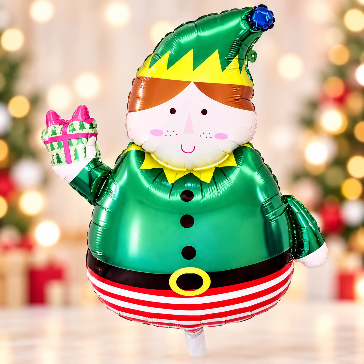 Amscan 35" Christmas Elf SuperShape Foil Balloon – Air or Helium