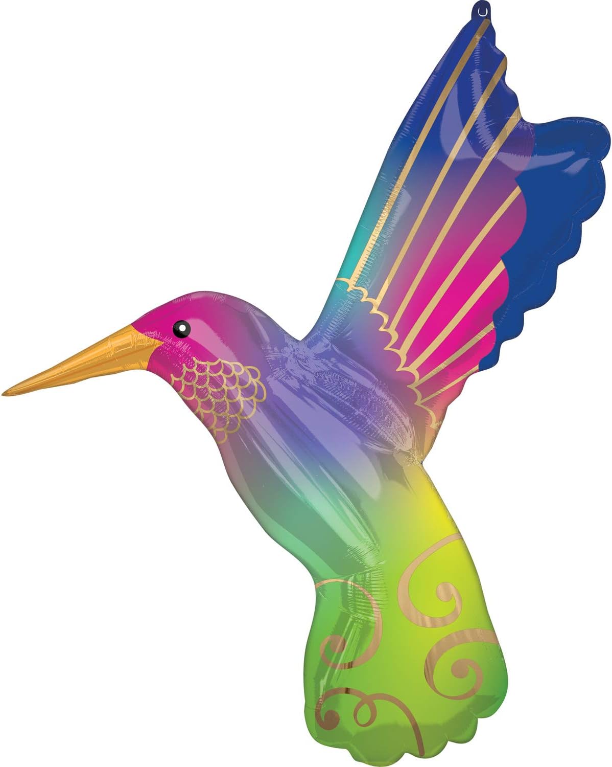 Anagram Satin Infused Hummingbird SuperShape 36" Foil Balloon