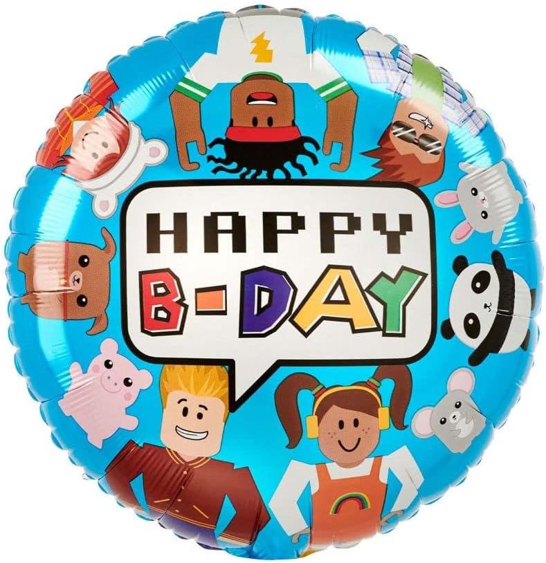Anagram Happy B-Day Party Town 18" Foil Balloon