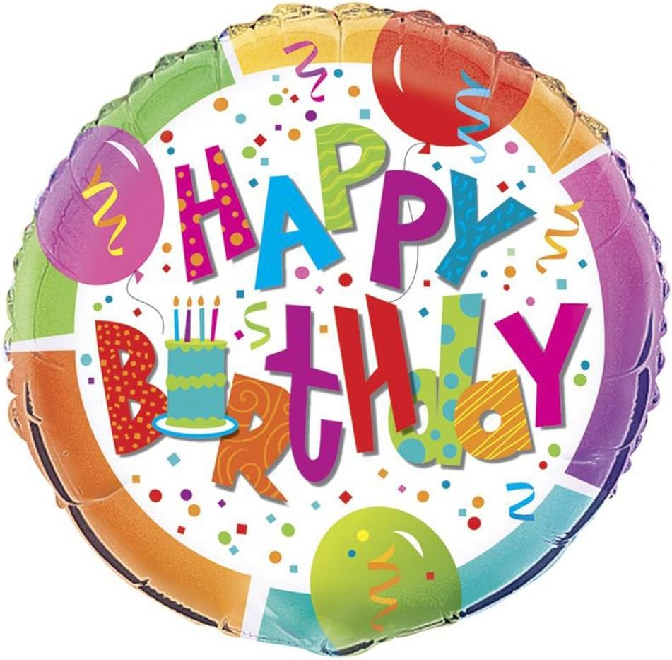 Unique Happy Birthday Jamboree 18" Foil Balloon
