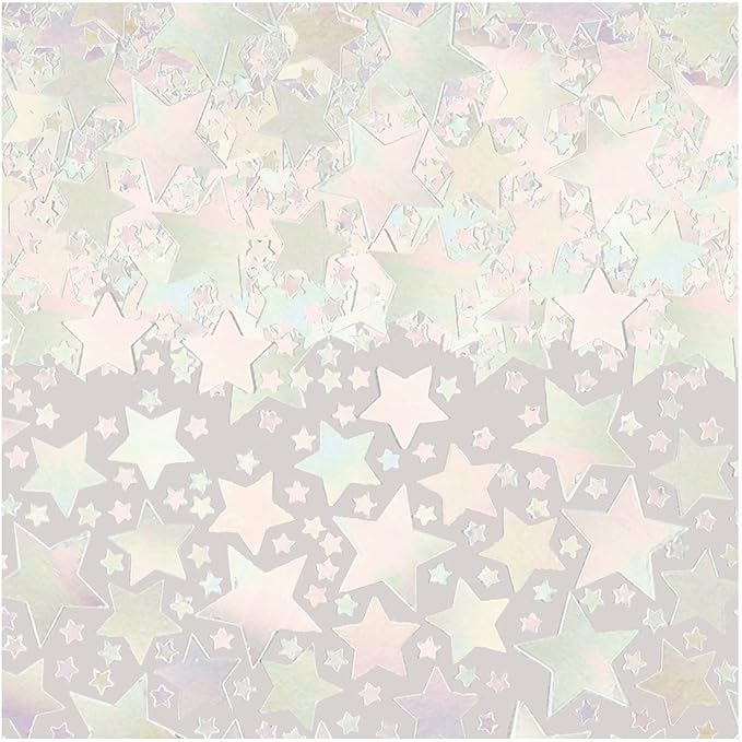 Iridescent Stars Confetti Multicoloured 70g