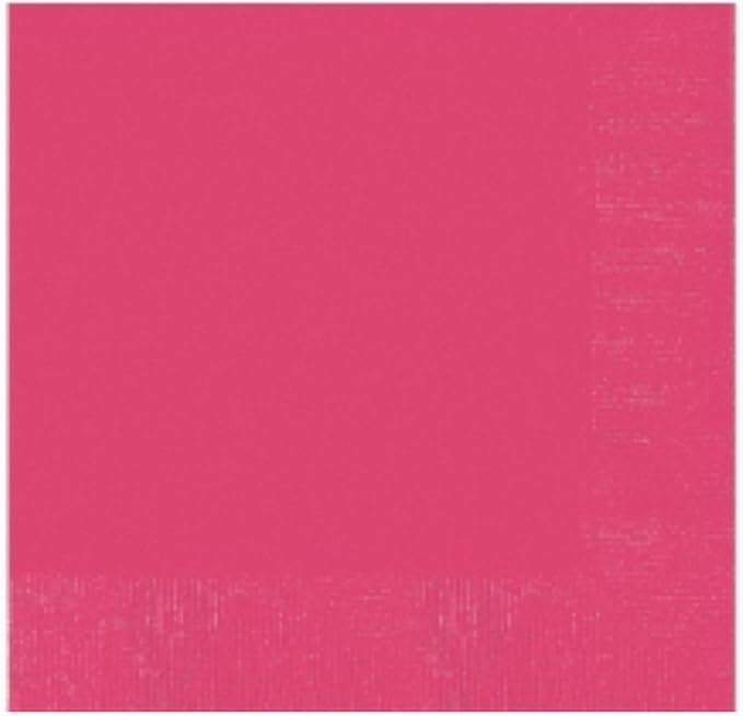 Amscan 2-ply Beverage Napkins Magenta (Pack of 20)