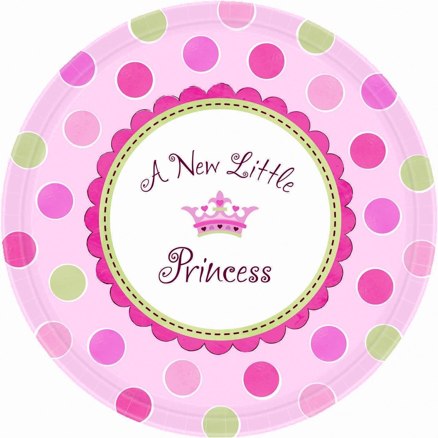 Little Princess Paper 26.6 cm Paper Plates, Pack of 8
