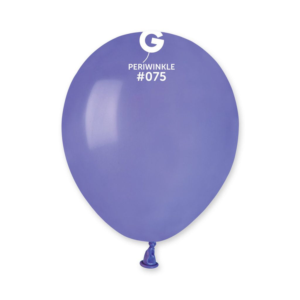 Gemar A50 Periwinkle #075 5" Latex Balloons 50pc/Bag