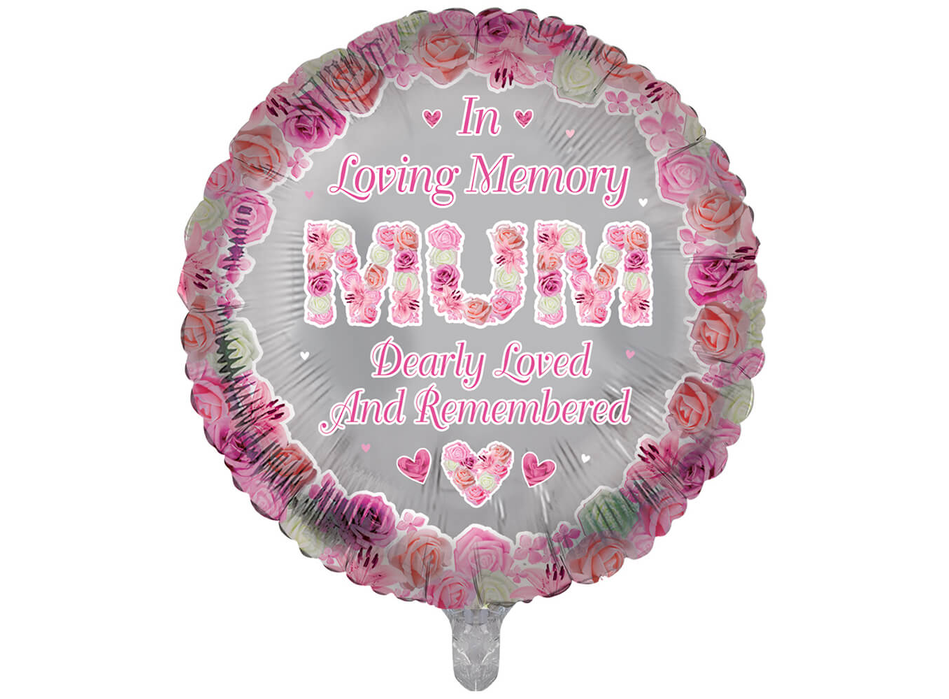 In Loving Memory Mum 18-inch Round Foil Balloon