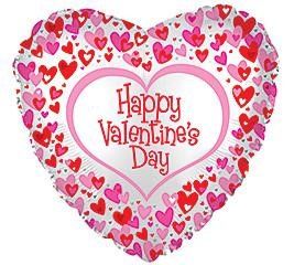CTI HVD Dancing Hearts 17" Foil Balloon