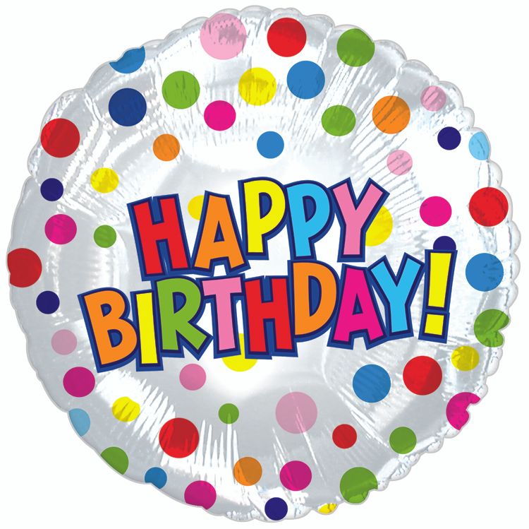 CTI Happy Birthday Treat 17" Foil Balloon