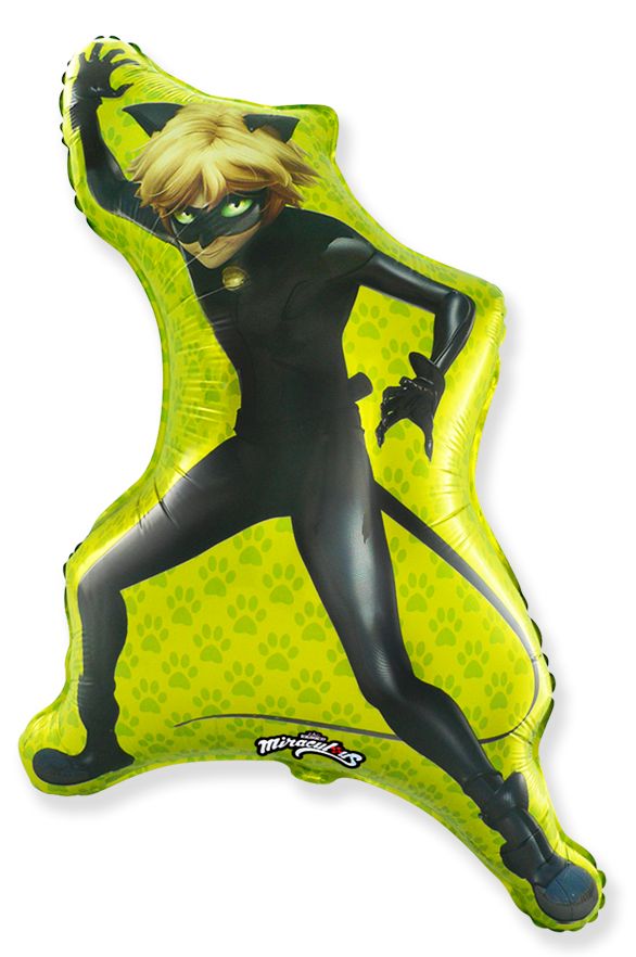 Miraculous Cat Noir 35" Super Shape Foil Balloon