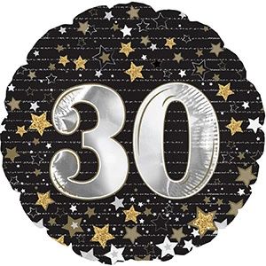 CTI Gold Stars 30 17" Foil Balloon