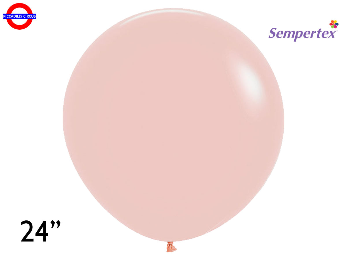 Sempertex Pastel Matte Melon 24" Latex Balloons 3pk