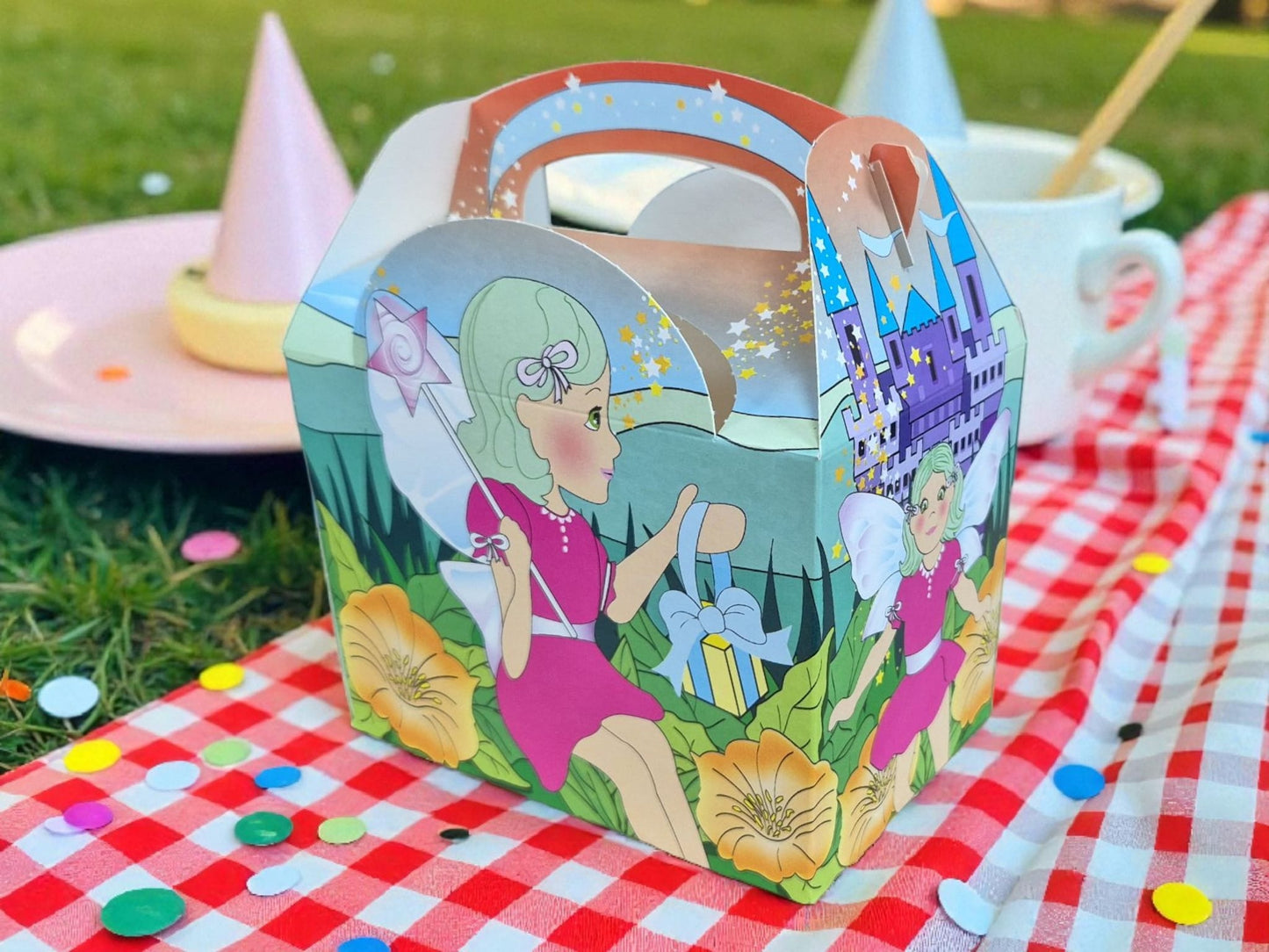 Fairy Princess 15cm x 10cm Favor Party Box 10pc