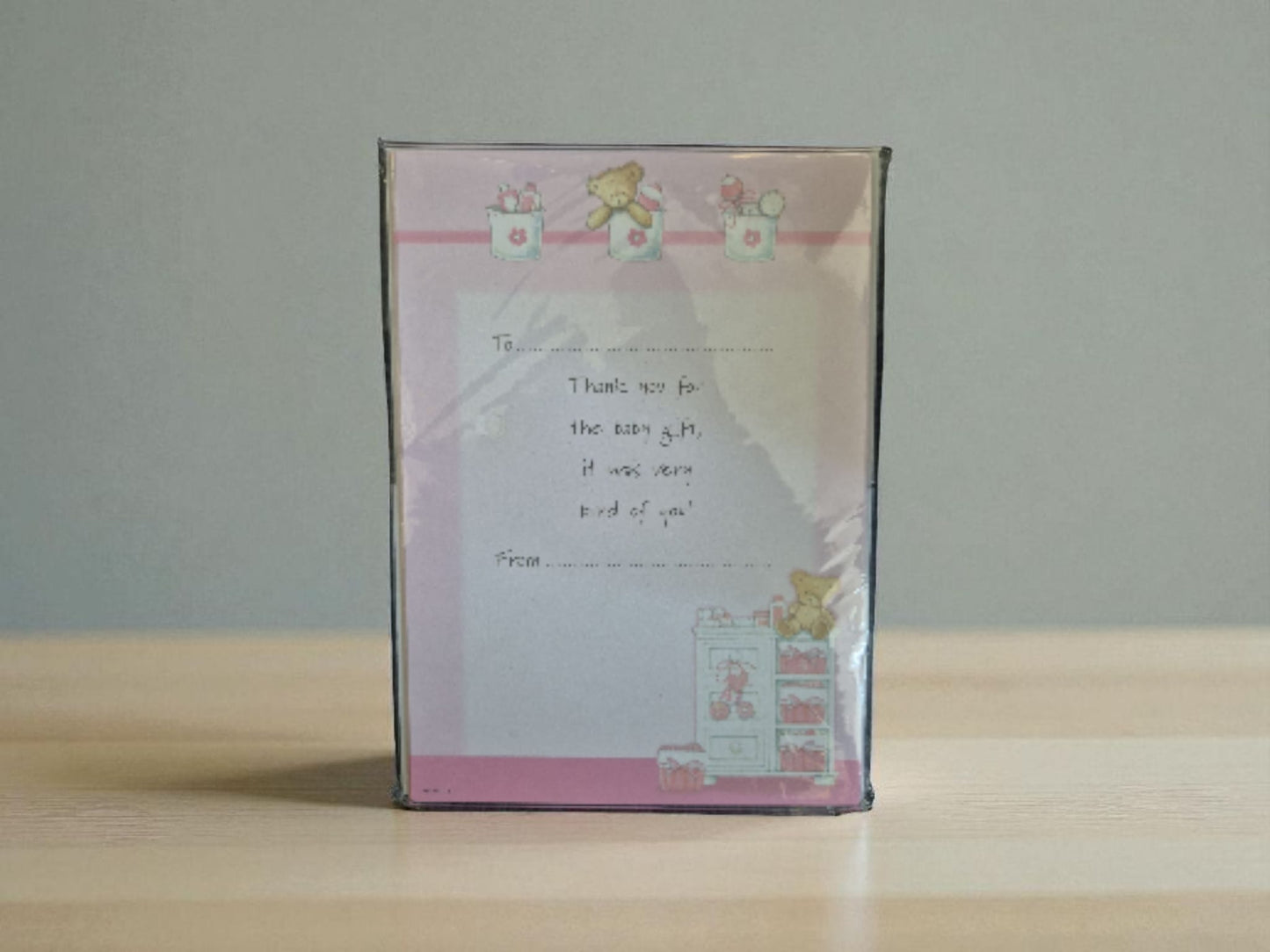 Thank you Baby Gifts Blue Teddy with Envelopes 20pc