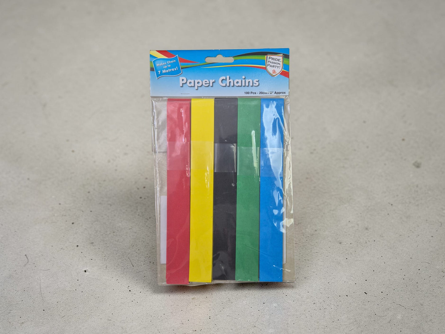 Amscan 100pc Paper Chains 20cm x 8"