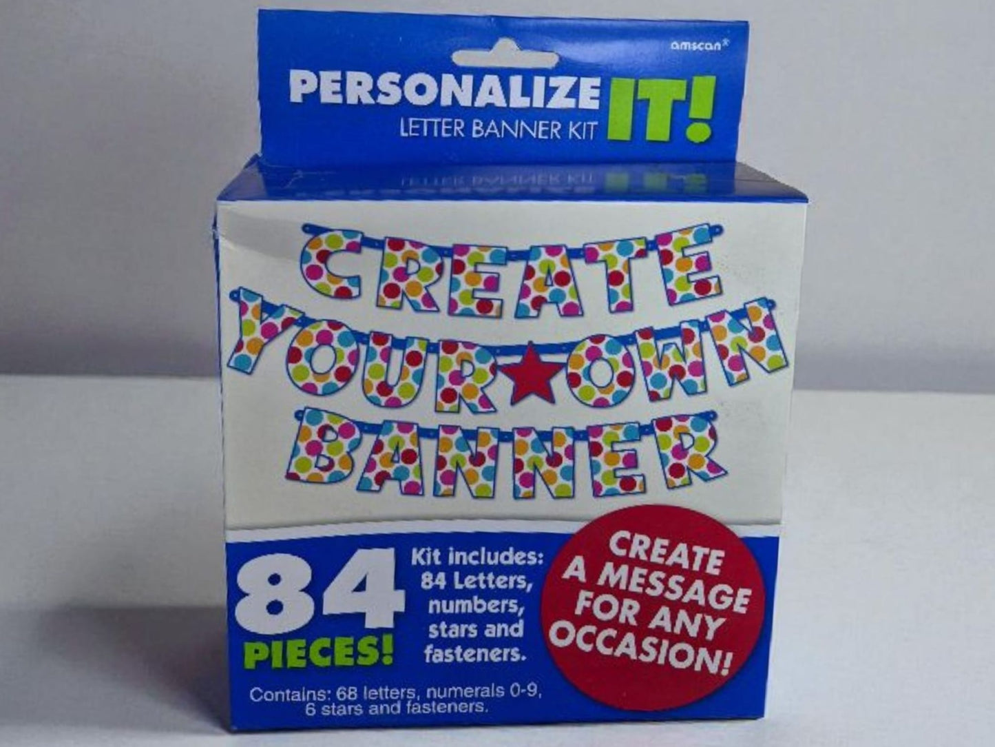 Letter Banner Kit Cabana Dot Create Your Own Banner