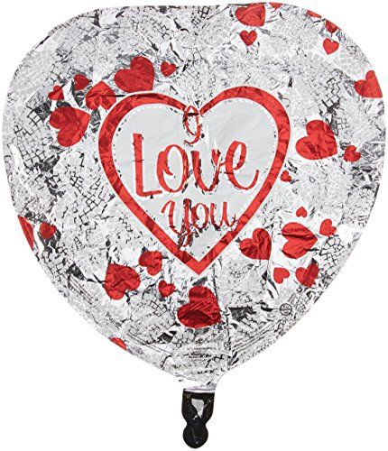 CTI I Love You Mosaic Hearts 17" Foil Balloon