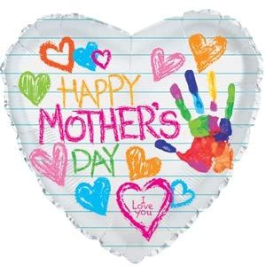 CTI Hearts & Hand 17" Foil Balloon