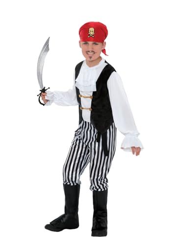 Smiffys Pirate Costume, size: M - 7-9 Years