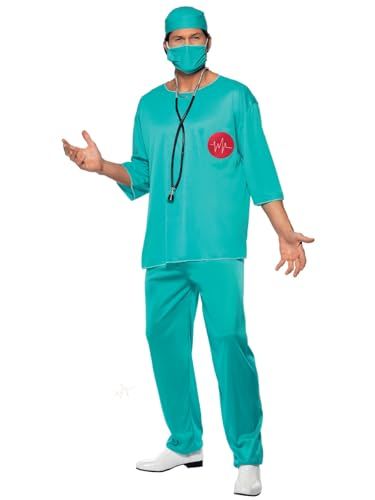 Smiffys Surgeon Costume size: L - Size 42"-44"