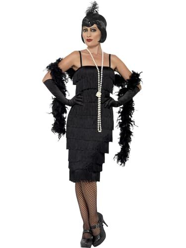 Smiffys Flapper Costume 1920's Razzle Fancy Dress Costumes size: L - UK Size 16-18