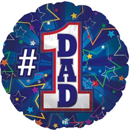 CTI #1 Dad Blues 17" Foil Balloon