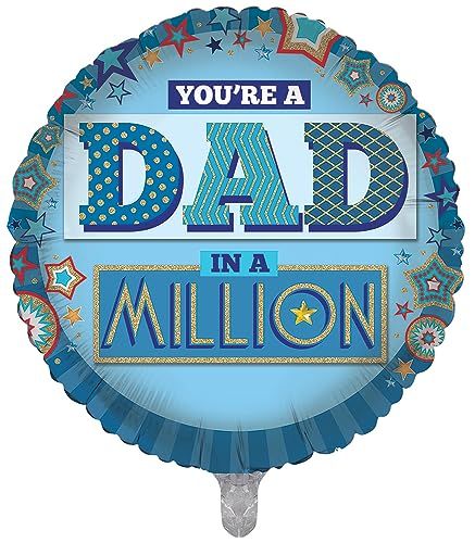 Dad in a Million 18-inch Double-Sided Foil Balloon