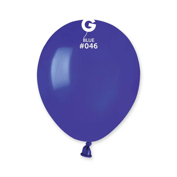 Gemar A50 Royal Blue #046 5" Latex Balloons 50pc/Bag