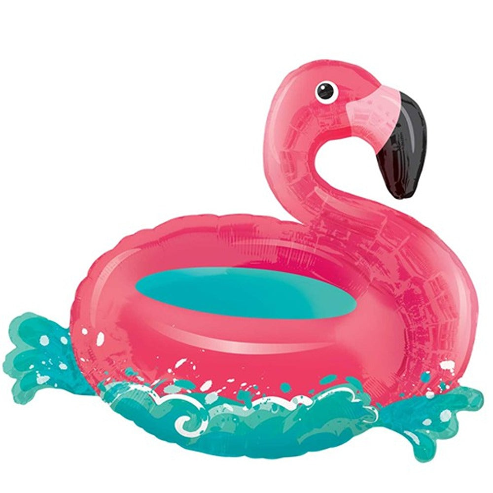 Anagram Floating Flamingo SuperShape 30" Foil Balloon