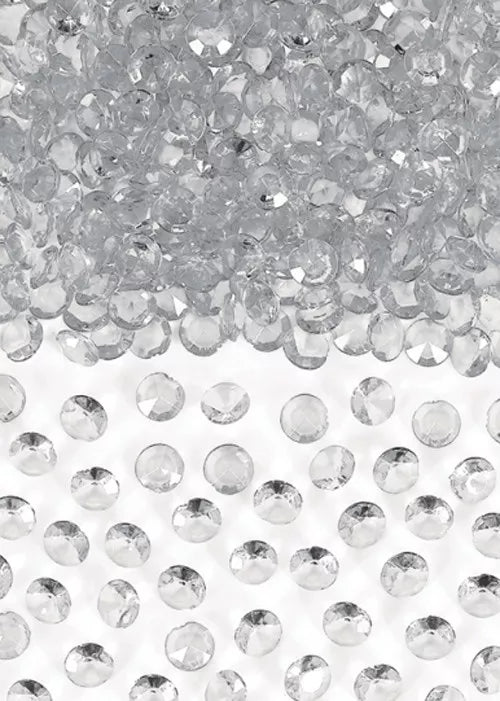 Silver Diamond Gems Confetti Sprinkles 28g