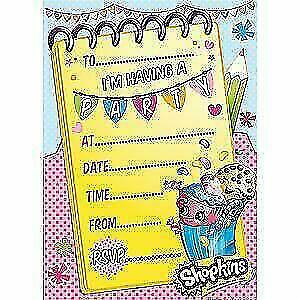 Shopkins Party Invitations with Envelopes 20pc