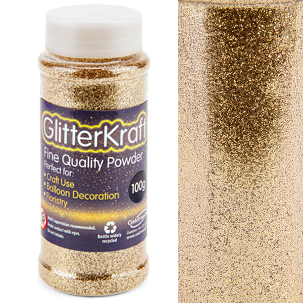 Glitter Kraft Fine Glitter 100g Bottle