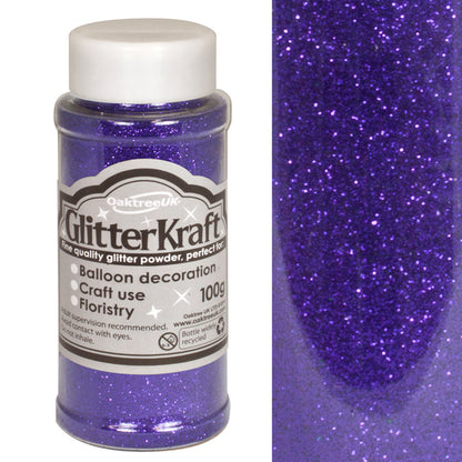 Glitter Kraft Fine Glitter 100g Bottle
