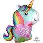 Anagram Unicorn Love Junior Shape 21" Foil Balloon
