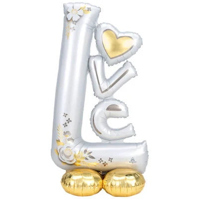 Anagram Airloonz LOVE Standing 58" Foil Balloon