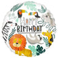 Anagram Happy Birthday Get Wild Jungle 18" Foil Balloon