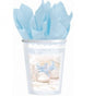 Blue Tiny Blessing Paper Cups (9oz) 8pc