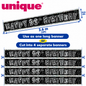 Happy 90th Birthday Black & Silver Holographic Banner – 3.6m (12ft) – Cut into 4 Banners