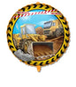 Construction Vehicles 18" Foil Balloon