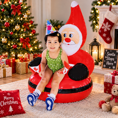 Inflatable Santa Chair