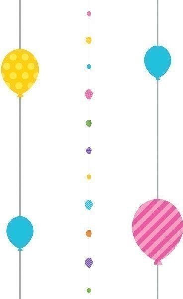 Amscan Balloon Fun Strings 1.82m Bright Balloons